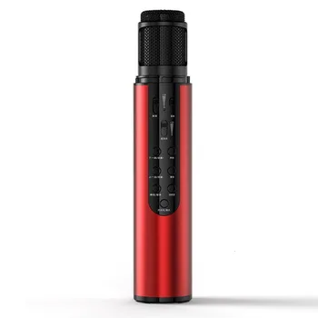 K1 Wireless Bluetooth Microphone Four Magic Sound For Live Broadcast Singing Built-in Sound Card With Speaker Karaoke Audio Mic
K1 Wireless Bluetooth Microphone Four Magic Sound For Live Broadcast Singing Built-in Sound Card With Speaker Karaoke Audio Mic