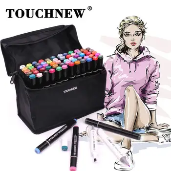 TOUCHNEW Marker Pens 60 Colors Graphic Animation Design for Artists Sketch Markers
TOUCHNEW Marker Pens 60 Colors Graphic Animation Design for Artists Sketch Markers