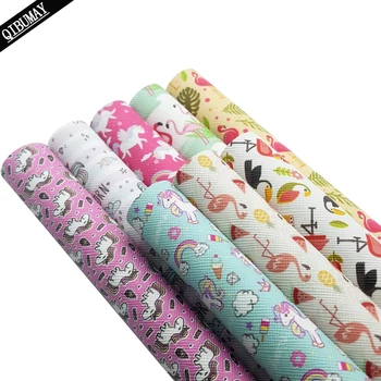 QIBU 22*30cm A4 Size Faux Leather Bow Fabric Unicorn Flamingos Soft PU Leather Vinyl Fabric DIY Hair Accessories Materials 
QIBU 22*30cm A4 Size Faux Leather Bow Fabric Unicorn Flamingos Soft PU Leather Vinyl Fabric DIY Hair Accessories Materials