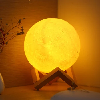1PC 8cm/15cm 3D Print Colorful Change Moon Lamp USB LED Night Light Touch Remote Color Changing Light Home Decoration
1PC 8cm/15cm 3D Print Colorful Change Moon Lamp USB LED Night Light Touch Remote Color Changing Light Home Decoration