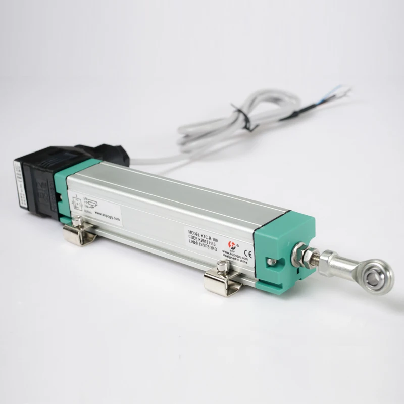 High Accuracy Inductive Linear Position Sensor in compact industrial design with front guided push rod and ball joint
High Accuracy Inductive Linear Position Sensor in compact industrial design with front guided push rod and ball joint