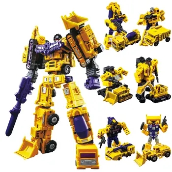 6 in 1 Transformed Construction Classic Engineering Vehicle Truck Car Robot Model Deformation Toys
6 in 1 Transformed Construction Classic Engineering Vehicle Truck Car Robot Model Deformation Toys
