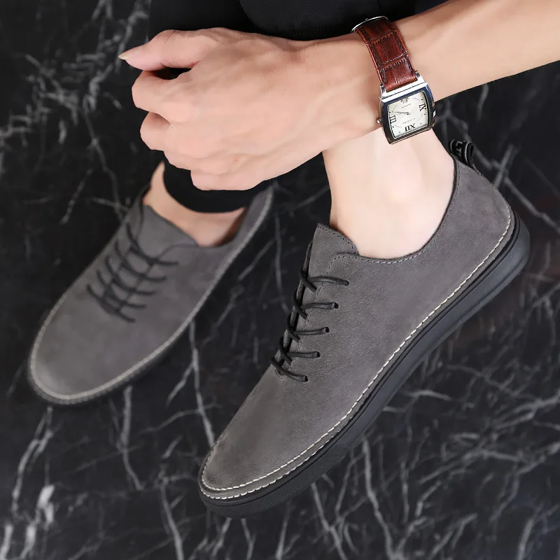 Full-grain Leather MEN'S Casual Shoes Genuine Leather Loafers Breathable MEN'S SHOES Four Seasons Loafers Europe Men's Trendy Sh 
Full-grain Leather MEN'S Casual Shoes Genuine Leather Loafers Breathable MEN'S SHOES Four Seasons Loafers Europe Men's Trendy Sh