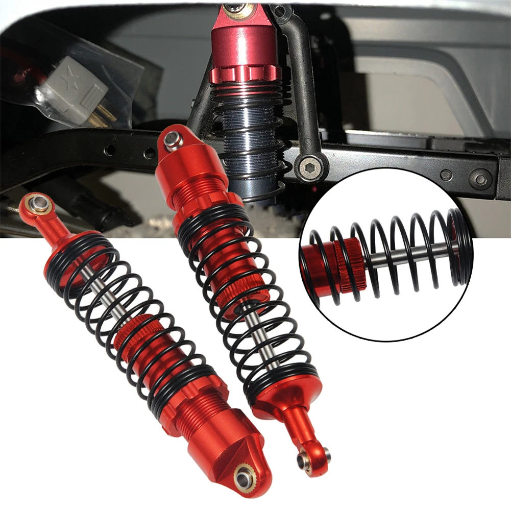RCTOYFUN 2pcs/4pcs 100mm Metal Shock Absorber Damper DIY Assembly Accessories For 1/10 RC Crawler Car Axial SCX10 CC01 TRX4 D90
RCTOYFUN 2pcs/4pcs 100mm Metal Shock Absorber Damper DIY Assembly Accessories For 1/10 RC Crawler Car Axial SCX10 CC01 TRX4 D90