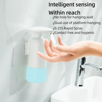 Chip Upgrade! Touchless Auto-sensing Soap Dispenser 350ML Automatic Hand Foaming Soap Sanitizer Dispenser Battery Operated
Chip Upgrade! Touchless Auto-sensing Soap Dispenser 350ML Automatic Hand Foaming Soap Sanitizer Dispenser Battery Operated
