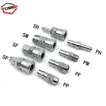 PP30 SP30 PF30 SF30 PH30 SH30 PM30 SM30 C type Quick Connector Pneumatic fitting High Pressure Coupling Work on Air Compressor
PP30 SP30 PF30 SF30 PH30 SH30 PM30 SM30 C type Quick Connector Pneumatic fitting High Pressure Coupling Work on Air Compressor