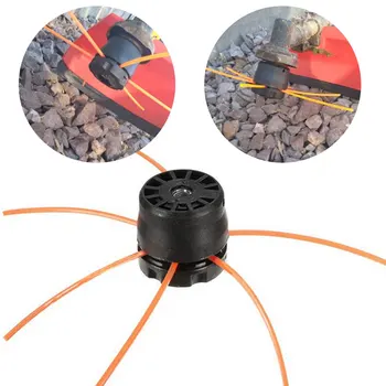 ABS Plastic Line Bump Cutting Trimmer Head with 3 Mowing Ropes Set For Lawn Brush Cutter Strimmers Replacement
ABS Plastic Line Bump Cutting Trimmer Head with 3 Mowing Ropes Set For Lawn Brush Cutter Strimmers Replacement