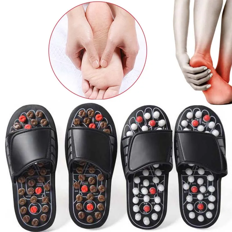 

Home Women Men Foot Acupoint Feet Massage Slippers Shiatsu Sandal Feet Acupressure Therapy Rotating Foot Massager Shoes