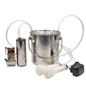 5L Cow Goat Electric Milking Machine Stainless steel Milk Bucket Vacuum Pump Bucket 220V Milking Machines Farm Livestock tool
5L Cow Goat Electric Milking Machine Stainless steel Milk Bucket Vacuum Pump Bucket 220V Milking Machines Farm Livestock tool