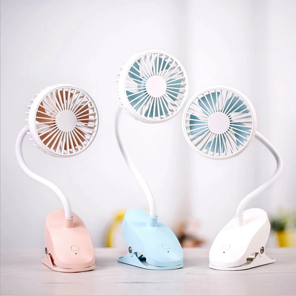 Summer USB Flexible Clip-On Fan Home/Office Desktop Table Mini Personal Fans Summer USB Flexible Clip-On Fan Home/Office Desktop Table Mini Personal Fans