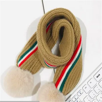 Striped rabbit hair knitted cashmere winter ball of wool scarf male baby joker color matching new centers of the girls S21
Striped rabbit hair knitted cashmere winter ball of wool scarf male baby joker color matching new centers of the girls S21