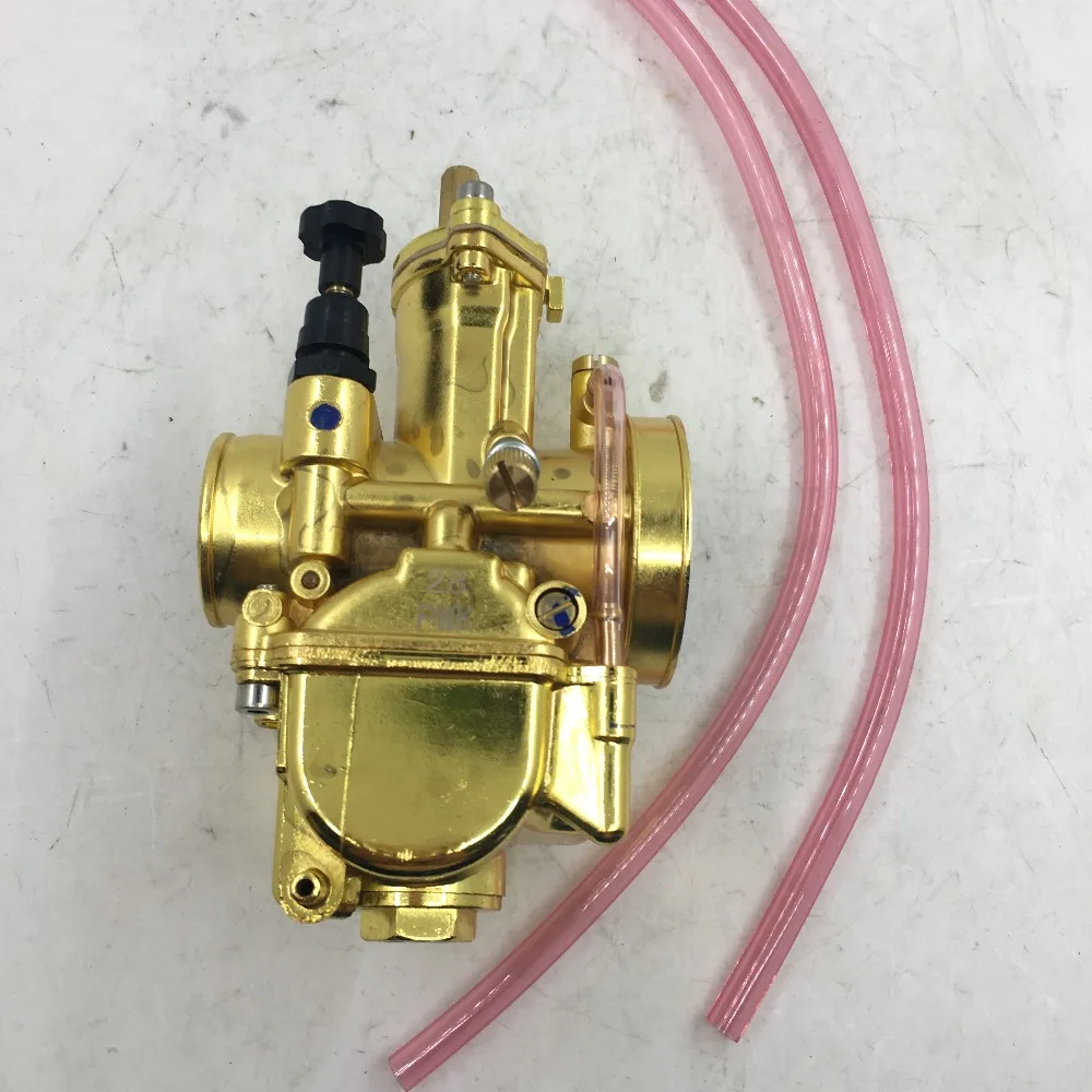 

SherryBerg carburettor Golden color 28mm PWK Carburetor 2T ATV Quads Dinli AEON Apex Polaris carb 28PWK replace keihin for Honda