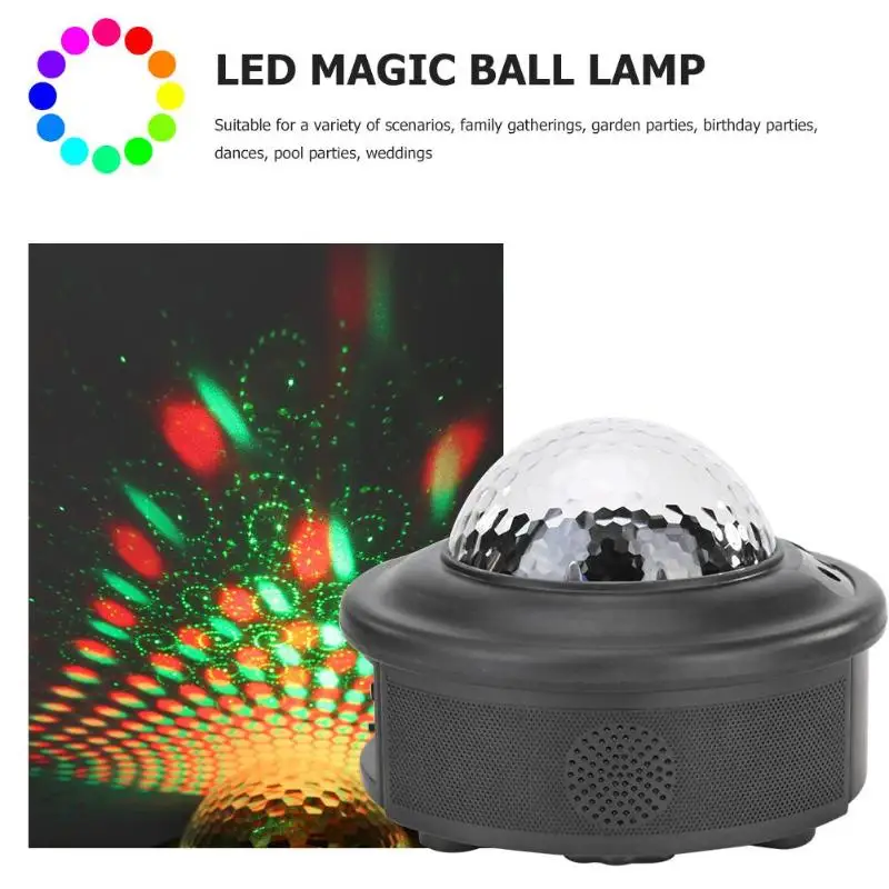 LED Magic Ball Lamp 90 Type Voice Control Halloween Stage Effect Projector Light Rapid Heat Dissipation Easy To Install
LED Magic Ball Lamp 90 Type Voice Control Halloween Stage Effect Projector Light Rapid Heat Dissipation Easy To Install