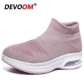 Sport Shoes Woman Breathable Flyknit Running Shoes For Women Chaussure Femme Slip on Sneakers Walking Jogging Air Shoes Women 42
Sport Shoes Woman Breathable Flyknit Running Shoes For Women Chaussure Femme Slip on Sneakers Walking Jogging Air Shoes Women 42