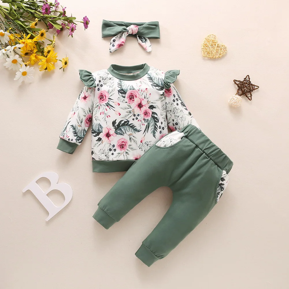 Floral Printed Infant Clothes Sets For 0-1Y Baby Girls Winter Ruffles Tops And Pockets Pants Casual Pullover Newborn Outfits 30
Floral Printed Infant Clothes Sets For 0-1Y Baby Girls Winter Ruffles Tops And Pockets Pants Casual Pullover Newborn Outfits 30