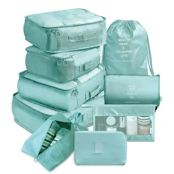 9 Pieces Set Travel Home Storage Bags Waterproof Portable Luggage Suitcase Packing Set Organizer Clothes Shoe Pouch Bags 
9 Pieces Set Travel Home Storage Bags Waterproof Portable Luggage Suitcase Packing Set Organizer Clothes Shoe Pouch Bags