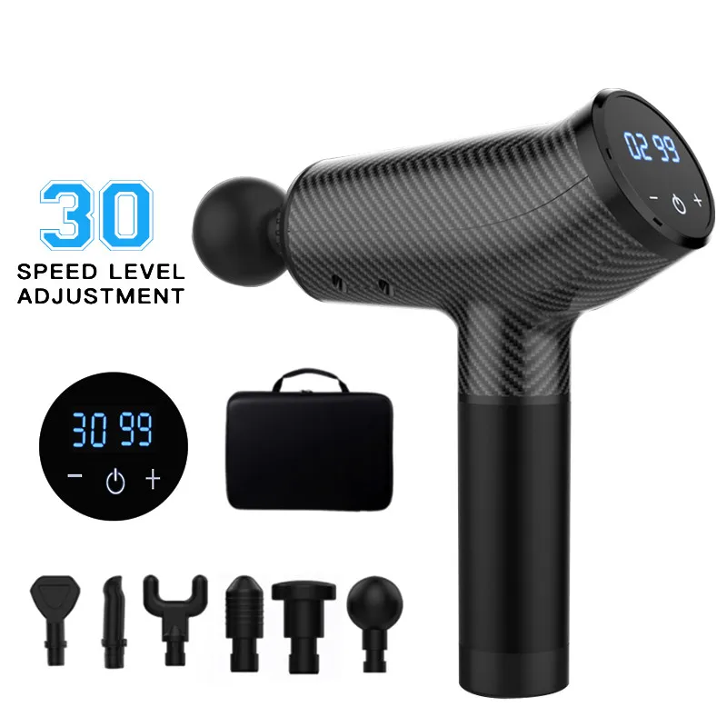 LCD Massage Gun Muscle Relaxation Fascia Gun Deep Tissue Massager Body Management After Training Exercising Shaping Pain Relief
LCD Massage Gun Muscle Relaxation Fascia Gun Deep Tissue Massager Body Management After Training Exercising Shaping Pain Relief