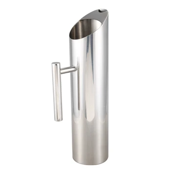 Stainless Steel Water Pitcher With Ice Guard Tea Pot Kettle Jug Cold Beverages Juice Pot Ktv Bar Accessories 2L
Stainless Steel Water Pitcher With Ice Guard Tea Pot Kettle Jug Cold Beverages Juice Pot Ktv Bar Accessories 2L