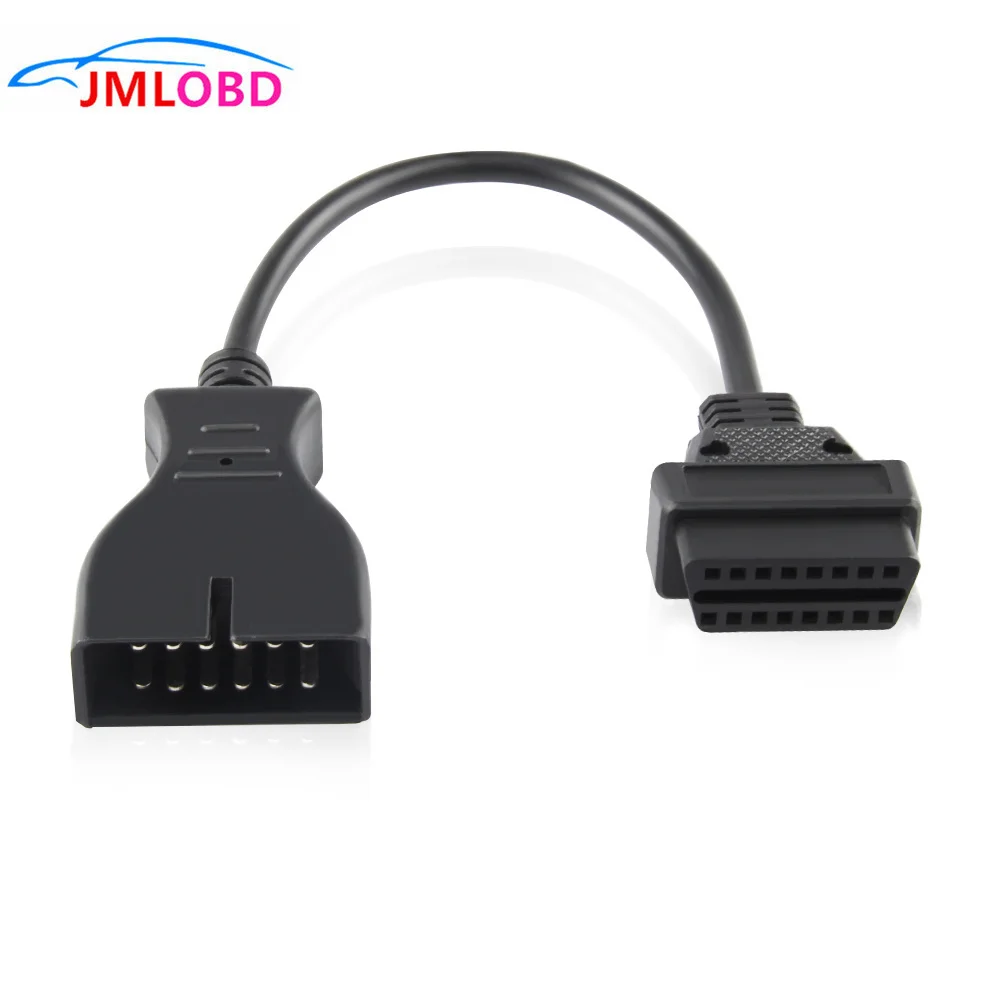 

2023 Newest OBD 2 OBD2 Connector for GM 12 Pin Adapter to 16Pin Diagnostic Cable GM 12Pin For GM Vehicles