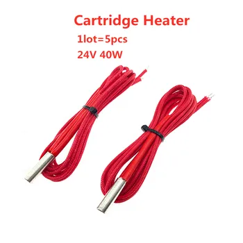 24V40W 24V 40W Ceramic Cartridge Heater Part 1M For Extruder 3D Printers Parts Heating Tube Extrusion Heat Aluminum Accessories
24V40W 24V 40W Ceramic Cartridge Heater Part 1M For Extruder 3D Printers Parts Heating Tube Extrusion Heat Aluminum Accessories