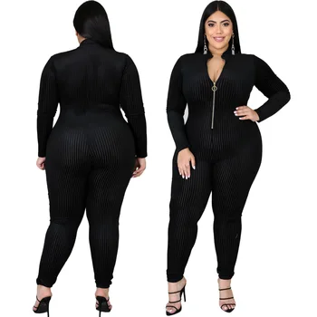 Super large plus size XXL 3XL 4XL 5XL 6XL black stripes jumpsuits women A021 high quality european America skinny jumpsuits lady 
Super large plus size XXL 3XL 4XL 5XL 6XL black stripes jumpsuits women A021 high quality european America skinny jumpsuits lady
