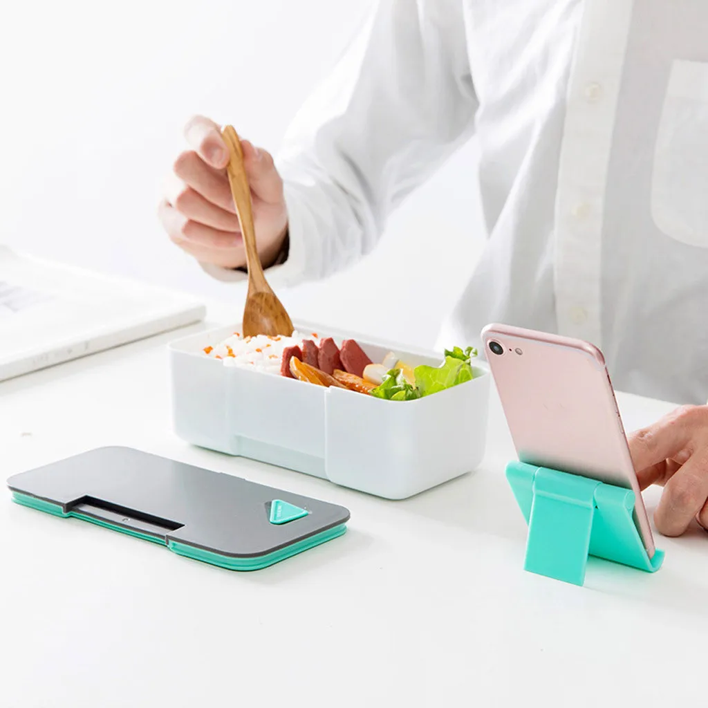 Multi-function lunch Box Mobile Phone Holder Lunch Box Creative Bento Food Preservation Box Container School Lunch organizer
Multi-function lunch Box Mobile Phone Holder Lunch Box Creative Bento Food Preservation Box Container School Lunch organizer