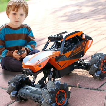 JTY Toys Mecanum RC Car 4WD 360° Rotation Lateral Drift Remote Control Stunt Climbing Vehicle Radio Buggy Truck Toy For Children
JTY Toys Mecanum RC Car 4WD 360° Rotation Lateral Drift Remote Control Stunt Climbing Vehicle Radio Buggy Truck Toy For Children