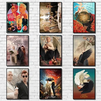 Good Omens Whitepaper Poster Art Painting Abstract Fancy Wall Sticker for Coffee House Bar
Good Omens Whitepaper Poster Art Painting Abstract Fancy Wall Sticker for Coffee House Bar