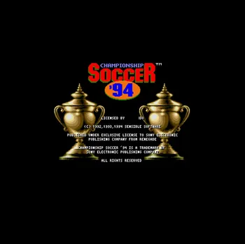 Championship Soccer '94 USA Version 16 bit Big Gray Game Card For NTSC Game Player
Championship Soccer '94 USA Version 16 bit Big Gray Game Card For NTSC Game Player