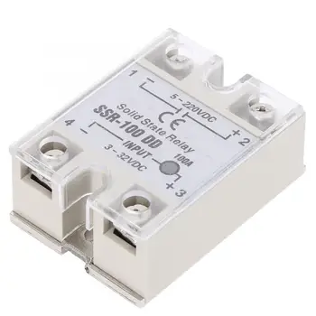 Solid State Relay DC-DC SSR with Non-Contact Switch High Quality SSR-100DD 5-220VDC Delay Relay
Solid State Relay DC-DC SSR with Non-Contact Switch High Quality SSR-100DD 5-220VDC Delay Relay