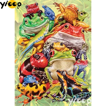 5D DIY diamond Painting full square drill embroidery Frog Kingdom Diamond Mosaic Cross Stitch Home Decor Gift A1213 
5D DIY diamond Painting full square drill embroidery Frog Kingdom Diamond Mosaic Cross Stitch Home Decor Gift A1213