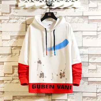 Dropshipping Hip-Hop Autumn 2020 Men Hoodies Casual Patchwork Male Pullover Mens Sport Hooded Cotton Sweatshirt
Dropshipping Hip-Hop Autumn 2020 Men Hoodies Casual Patchwork Male Pullover Mens Sport Hooded Cotton Sweatshirt