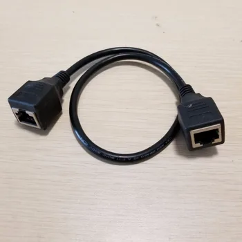 10pcs/lot RJ45 Female to Female Extension Data Adapter Cable for Network Extension Black 30cm
10pcs/lot RJ45 Female to Female Extension Data Adapter Cable for Network Extension Black 30cm