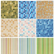 0.45*10m Bathroom Wall Stickers PVC Mosaic Wallpaper Kitchen Waterproof Tile Stickers Plastic Vinyl Self Adhesive Wall Papers
0.45*10m Bathroom Wall Stickers PVC Mosaic Wallpaper Kitchen Waterproof Tile Stickers Plastic Vinyl Self Adhesive Wall Papers
