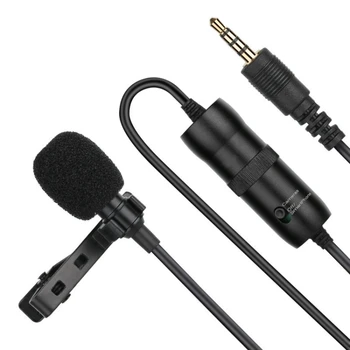 3.5mm Audio Video Record Lapel Microphone for iPhone Android Mac Vlog Mic for DSLR Camera Camcorder Recorder
3.5mm Audio Video Record Lapel Microphone for iPhone Android Mac Vlog Mic for DSLR Camera Camcorder Recorder