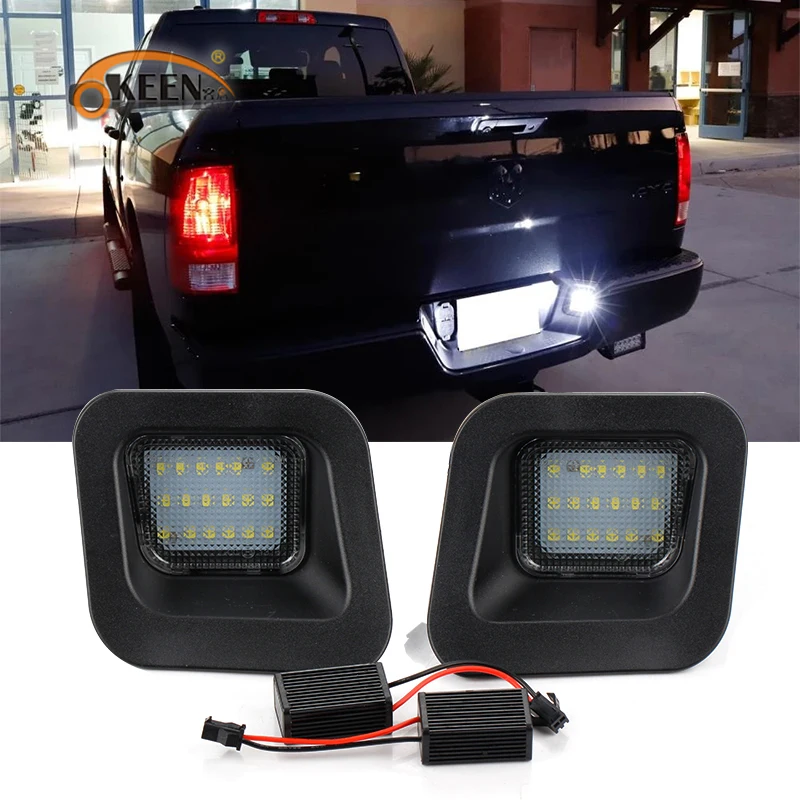 2PCS For Dodge Ram 1500 2500 3500 03-18 License Plate Light Error Free LED number LightsExterior Accessories Canbus
2PCS For Dodge Ram 1500 2500 3500 03-18 License Plate Light Error Free LED number LightsExterior Accessories Canbus