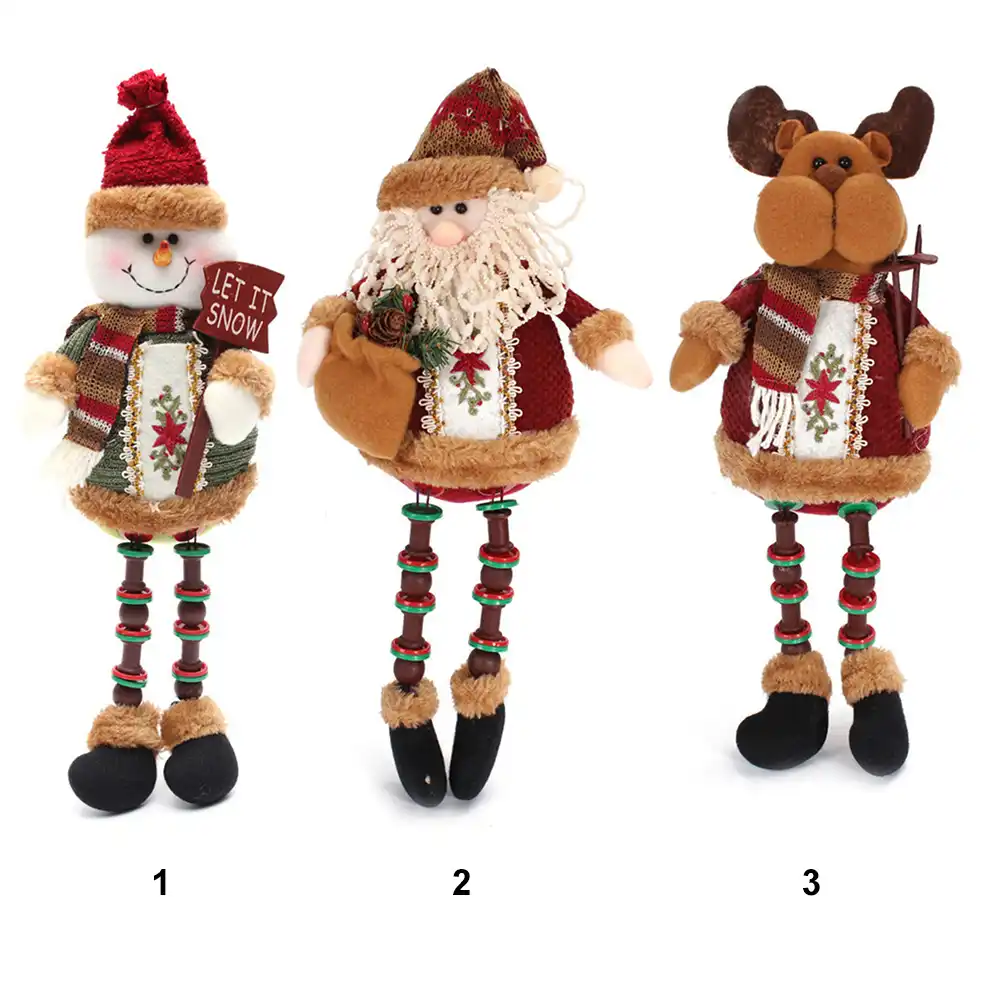 santa claus snow man reindeer doll christmas decoration xmas
