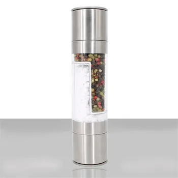 Finether Pepper Grinder 2 in 1 Stainless Steel Manual Salt & Pepper Mill Grinder Spice Kitchen Tools Accessories for Cooking
Finether Pepper Grinder 2 in 1 Stainless Steel Manual Salt & Pepper Mill Grinder Spice Kitchen Tools Accessories for Cooking