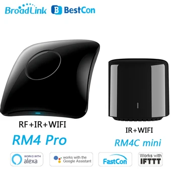 Broadlink RM4 Pro/Bestcon Rm4C Mini Smart Home WiFi IR RF Controller Automation WiFi IR RF Remote Controller Work With Alexa
Broadlink RM4 Pro/Bestcon Rm4C Mini Smart Home WiFi IR RF Controller Automation WiFi IR RF Remote Controller Work With Alexa
