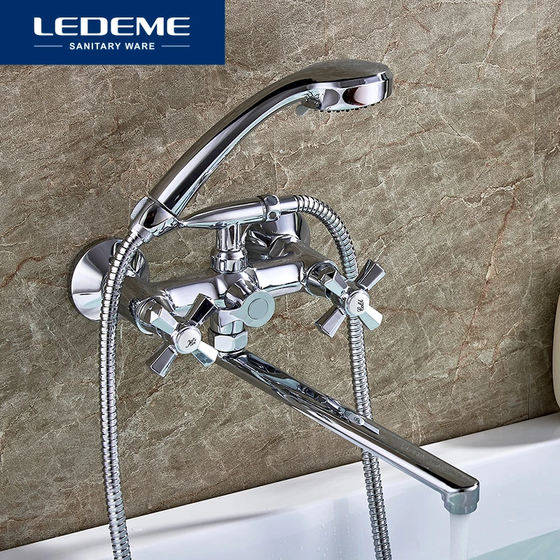 LEDEME Bathroom Bathtub Faucets Bath Shower Head Faucet Long tube In-Wall Waterfall Mixer Brass Tap Bathtub Faucet L2590
LEDEME Bathroom Bathtub Faucets Bath Shower Head Faucet Long tube In-Wall Waterfall Mixer Brass Tap Bathtub Faucet L2590