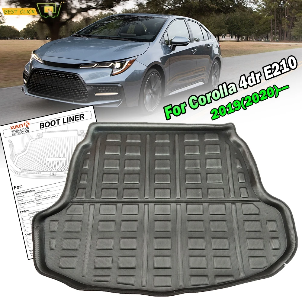 For Toyota Corolla 4-door Sedan Saloon E210 2019 2020 Cargo Boot Liner Tray Rear Trunk Floor Mat Carpet Car Styling
For Toyota Corolla 4-door Sedan Saloon E210 2019 2020 Cargo Boot Liner Tray Rear Trunk Floor Mat Carpet Car Styling