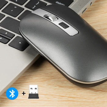 Bluetooth Mouse 5.1 + 2.4G Mouse Silent Charging Mouse 1600 DPI Ultra Thin Ergonomic Portable Optical Mice For PC
Bluetooth Mouse 5.1 + 2.4G Mouse Silent Charging Mouse 1600 DPI Ultra Thin Ergonomic Portable Optical Mice For PC