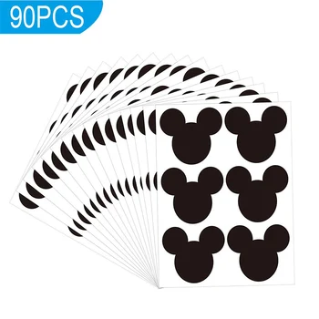 Mickey Mouse Sticker Vinyl Applique, Blackboard Label Mickey Mouse Child Sticker, Jar Label 90pcs / Bag 2.97X2.5inch
Mickey Mouse Sticker Vinyl Applique, Blackboard Label Mickey Mouse Child Sticker, Jar Label 90pcs / Bag 2.97X2.5inch