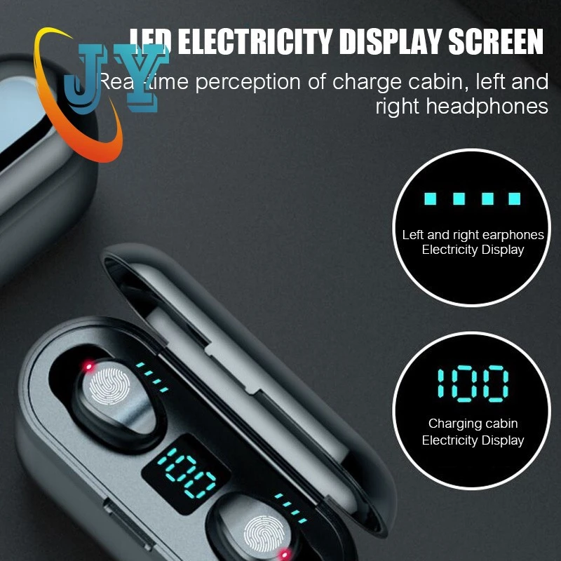 JYCReady StockBluetooth 5.0 TWS Earbuds Wireless Bluetooth Earphones Stereo Headset With Mic and Charging bluetooth earphone
JYCReady StockBluetooth 5.0 TWS Earbuds Wireless Bluetooth Earphones Stereo Headset With Mic and Charging bluetooth earphone