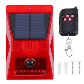 Ridgeyard Solar Alarm Lamp Strobe Light Infrared Motion Sensor Waterproof w/Remote Control
Ridgeyard Solar Alarm Lamp Strobe Light Infrared Motion Sensor Waterproof w/Remote Control