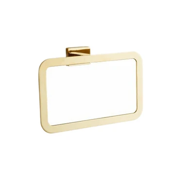 Gold Towel Rings Square Wall Mounted Bathing Towel Rack Copper Zinc Alloy Kitchen Bathroom Accessories
Gold Towel Rings Square Wall Mounted Bathing Towel Rack Copper Zinc Alloy Kitchen Bathroom Accessories