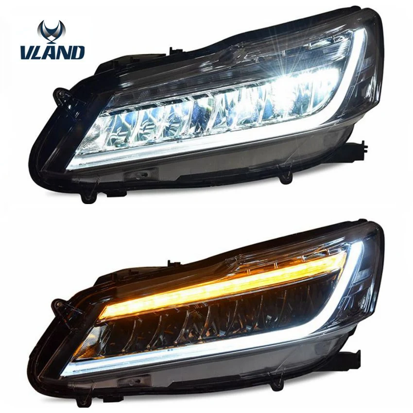 VLAND factory for car headlight for Accord 9.5 head lamp 2016 2017 with full LED with moving signal
VLAND factory for car headlight for Accord 9.5 head lamp 2016 2017 with full LED with moving signal