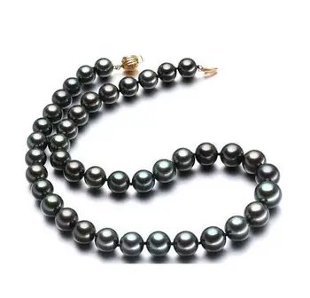 free shipping stunningAAA 10-11mm black green pearl necklace 18inch
free shipping stunningAAA 10-11mm black green pearl necklace 18inch