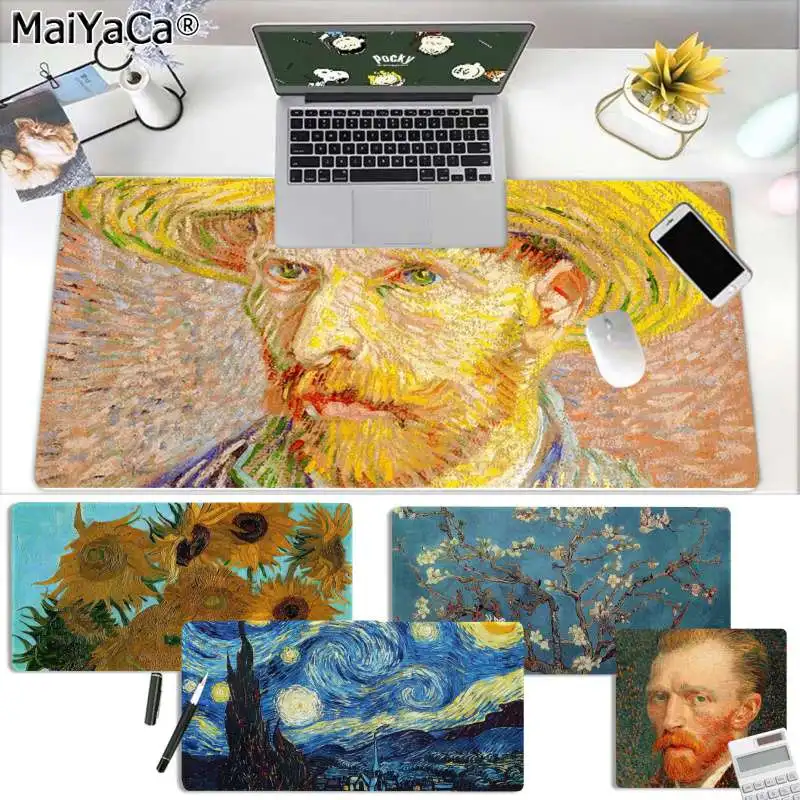 Maiya Funny Van Gogh Large Mouse pad PC Computer mat Rubber PC Computer Gaming mousepad
Maiya Funny Van Gogh Large Mouse pad PC Computer mat Rubber PC Computer Gaming mousepad