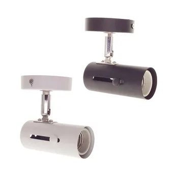 Spotlight Lamp Holder 110V 220V E27 E26 Modern Edison Screw Vintage Ceiling Rose Light Wall Lamp Bulb Holder Socket Fitting
Spotlight Lamp Holder 110V 220V E27 E26 Modern Edison Screw Vintage Ceiling Rose Light Wall Lamp Bulb Holder Socket Fitting